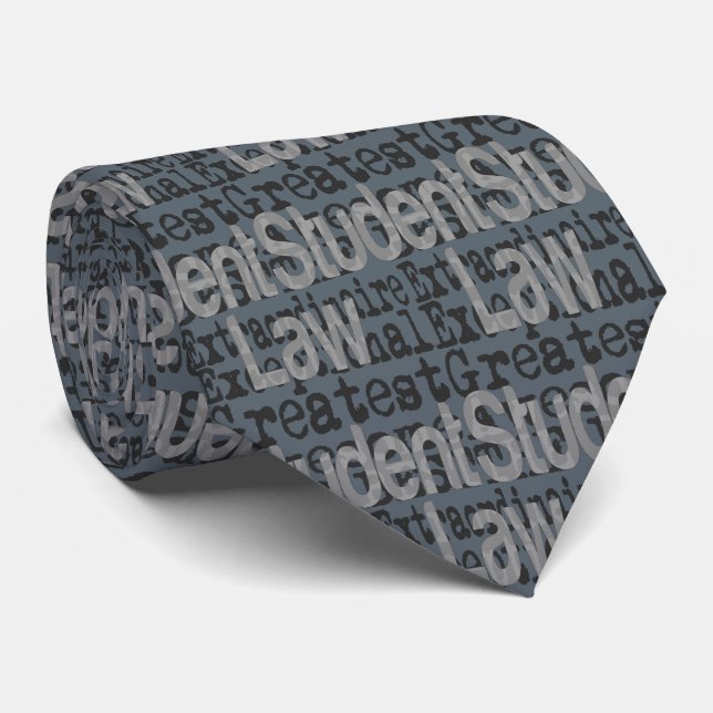 Law Student Extraordinaire Neck Tie (Rolled)