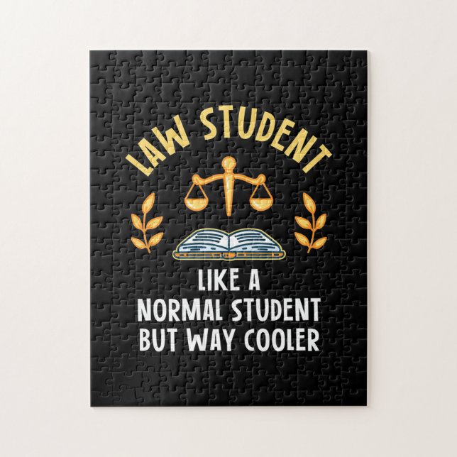 Law Students Are Cooler Jigsaw Puzzle (Vertical)