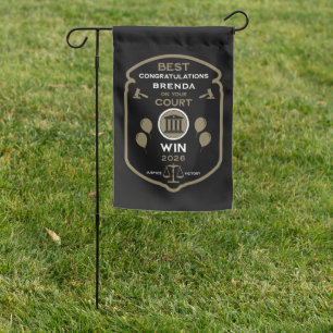Law Victory Celebration Gift Garden Flag