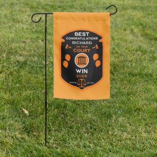 Law Victory Celebration Gift Garden Flag