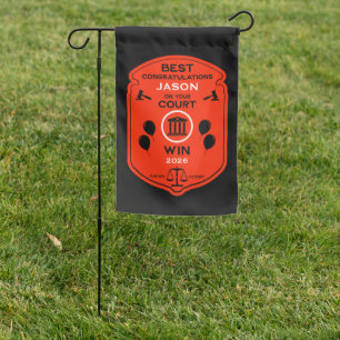 Law Victory Celebration Gift Garden Flag