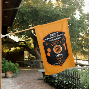 Law Victory Celebration Gift House Flag