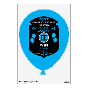 Law Victory Celebration Gift Wall Decal