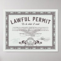 Lawful permit To Do What You Want