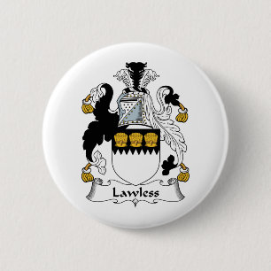 Lawless Family Crest Pinback Button