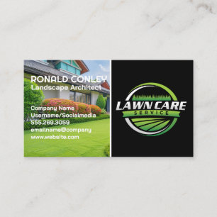 Lawn and Garden Services  Residential Landscape Business Card