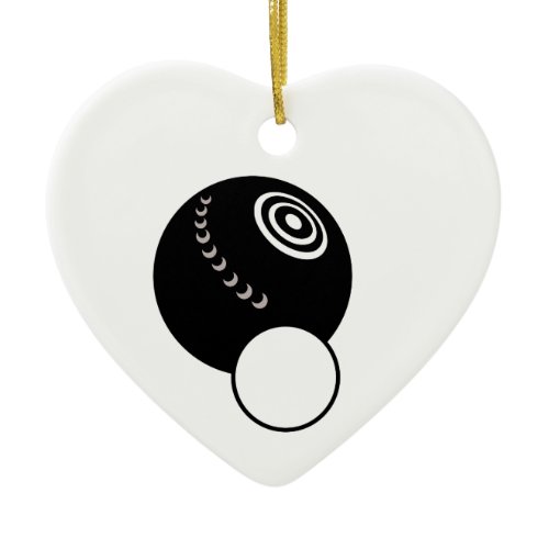 LAWN BOWL CERAMIC ORNAMENT