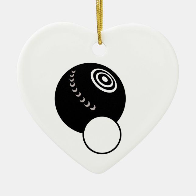 LAWN BOWL CERAMIC ORNAMENT (Front)