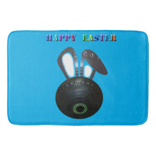 Lawn Bowl Easter Bunny, Memory Foam Bathmat