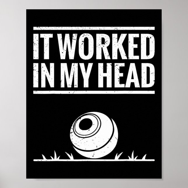 Lawn Bowler Set Lawn Bowling Champion Lawn Bowling Poster (Front)