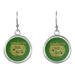 Lawn Bowlers Do It On The Green, Earrings