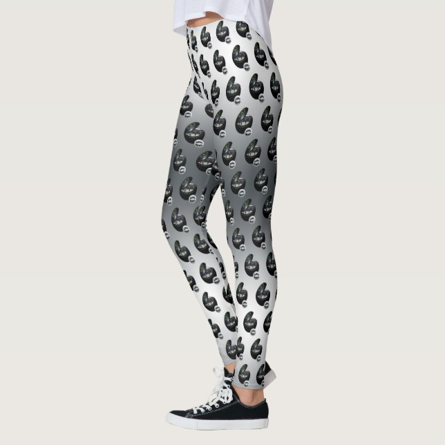 Lawn Bowlers In A Lawn Bowl,     Leggings (Left)