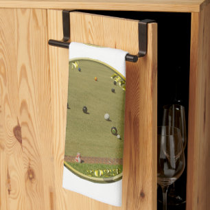 Lawn Bowls 2023 Gold Coin, Dish Towel