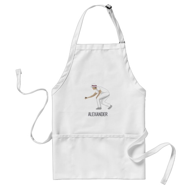 Lawn Bowls Adult Apron (Front)