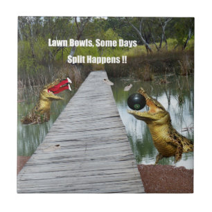 Lawn Bowls Australia Split Happens, Ceramic Tile
