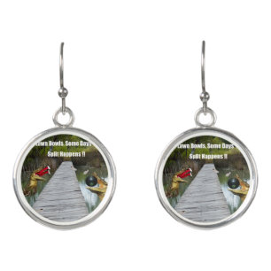 Lawn Bowls Australia Split Happens, Earrings