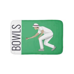 Lawn Bowls Bath Mat