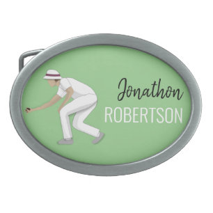 Lawn Bowls Belt Buckle
