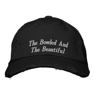 Lawn Bowls Bowled Beautiful Embroidered Hat, Baseball Cap