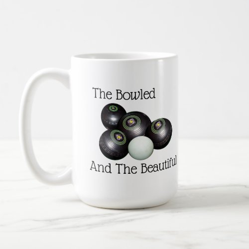 Lawn Bowls Bowled Beautiful Logo Coffee Mug