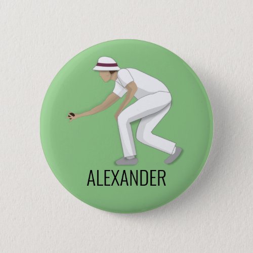 Lawn Bowls Button