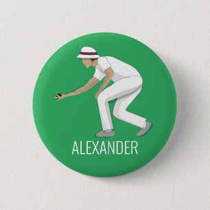 Lawn Bowls Button