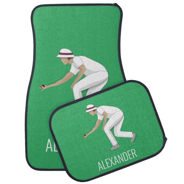 Lawn Bowls Car Floor Mat (Set)
