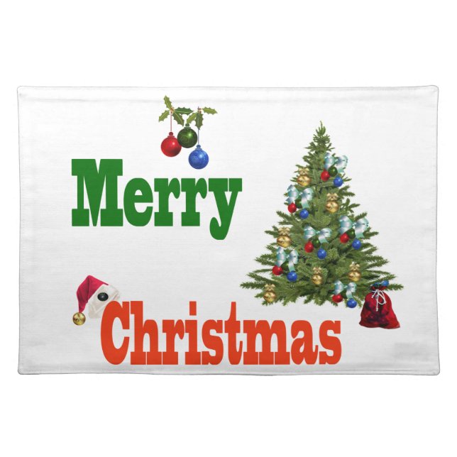 Lawn Bowls, Christmas Placemat (Front)