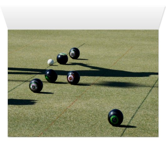 Lawn Bowls Close Call, (Inside Horizontal (Bottom))
