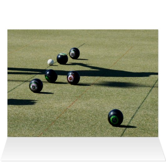 Lawn Bowls Close Call, (Inside Horizontal (Top))
