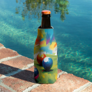 Lawn Bowls Color Splash,  Bottle Cooler