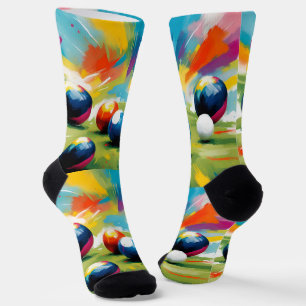 Lawn Bowls Color Splash, Socks