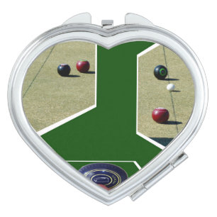 Lawn Bowls Dimensional Art, Mirror For Makeup