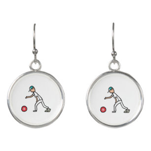 Lawn Bowls Earrings