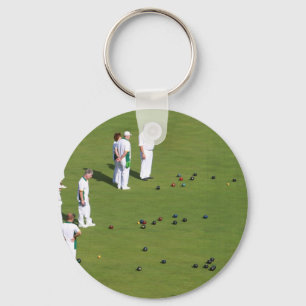 Lawn Bowls England Keychain