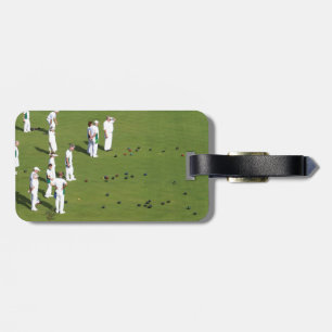 Lawn Bowls England Luggage Tag