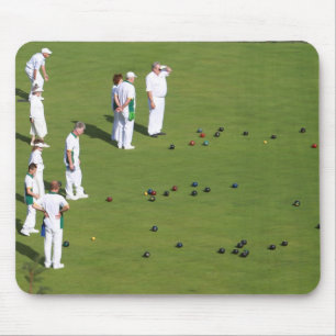 Lawn Bowls England Mouse Pad