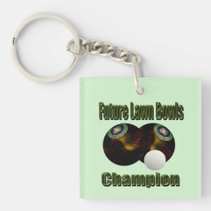Lawn Bowls Future Champion, Keychain