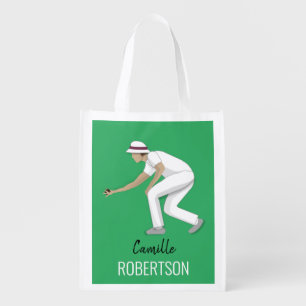 Lawn Bowls Grocery Bag