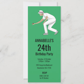 Lawn Bowls Invitation