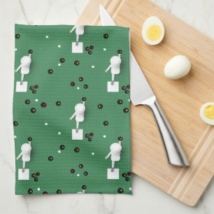 Lawn Bowls Legends Kitchen Towel