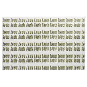 Lawn Bowls Logo Made With Lawn Bowls, Fabric