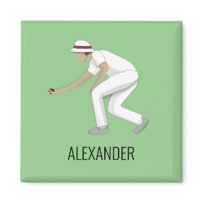 Lawn Bowls Magnet