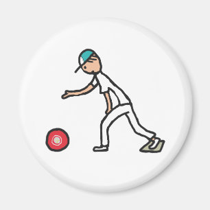Lawn Bowls Magnet