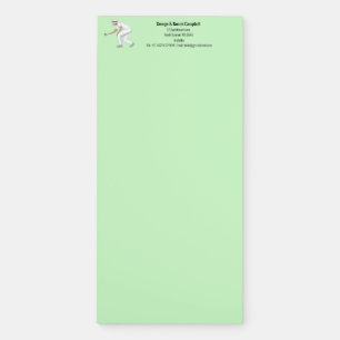 Lawn Bowls Magnetic Notepad