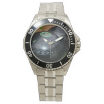 Lawn bowls, Mens Stainless Steel Bracelet Watch. Watch