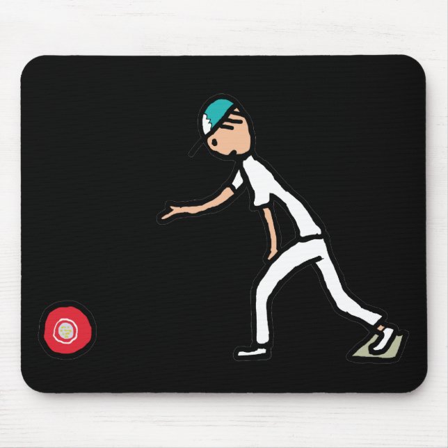 Lawn Bowls Mouse Pad (Front)