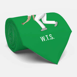 Lawn Bowls Neck Tie