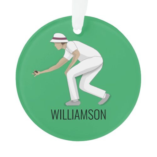 Lawn Bowls Ornament