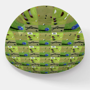 Lawn Bowls Photo Collage, Paperweight